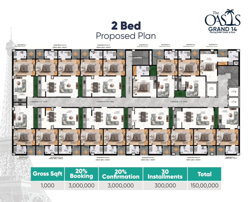 2beds oasis hru