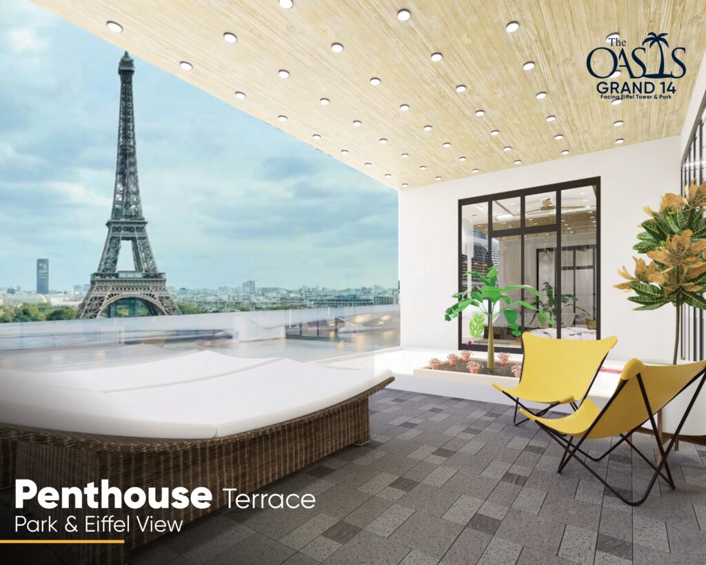 Penthouse terace oasis hru