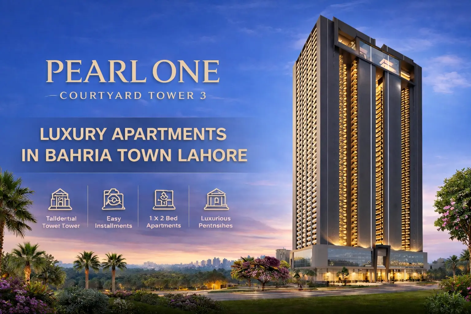 pearl one courtyard tower 3
