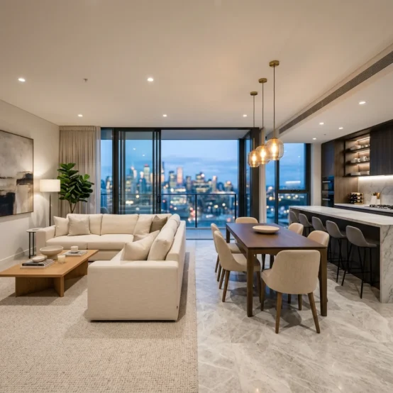 Luxury apartment interior open plan 202606061606